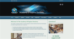 Desktop Screenshot of equinedentalacademy.com